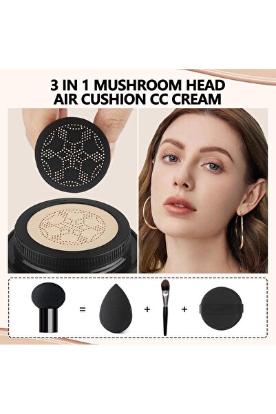 ANGLICOLOR Cushion CC Cream Set - 2 x 15 ml, High Coverage, Waterproof, Shade #04 Buff Beige