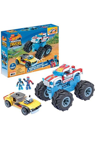 Mega Bloks Μέγα Σετ Κατασκευής Hot Wheels Monster Trucks Rodger Dodger Hot Wh...