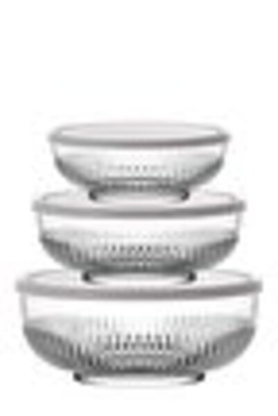 LAV Tokyo 3-piece Glass Storage Container Set