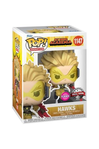 Funko Figurina Pop Animation My Hero Academia S9 Hawks (Flocked)