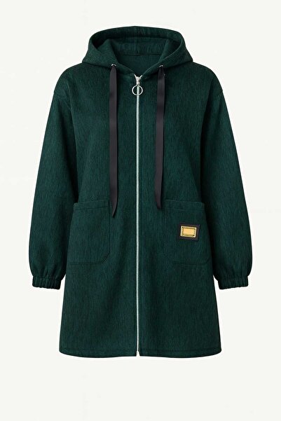 TOKARİS TEKSTİL Hooded Zippered Winter Coat