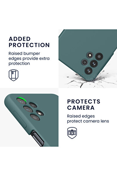 KWmobile Case for Samsung Galaxy A32 5G, Light Green, Silicone, 54336.207