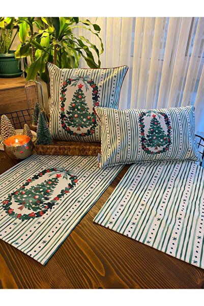 KIRLENTİM 3 τεμάχια-H1259 Κάλυμμα μαξιλαριού και κομπολόι διακοσμητικός διάδρ...