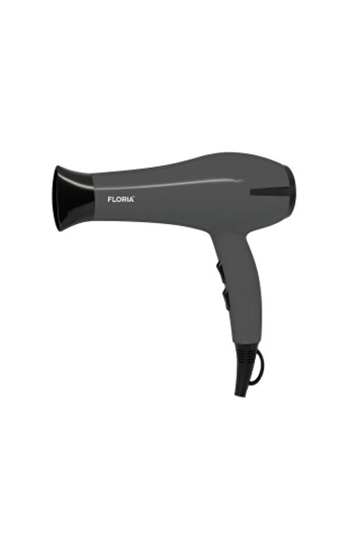 Floria ZLN 8986 Hair Dryer 1800 W, 2 Speeds, 3 Temperatures, Grey
