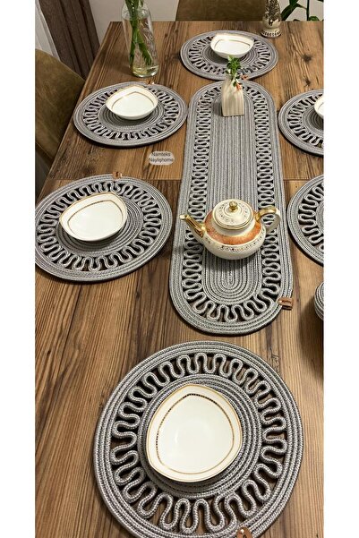 naylişhome iută, set de serviciu american, runner, supla, cadou, set de față ...