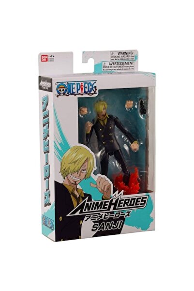 BANDAI Figurină articulată Sanji One Piece Anime Heroes Collection 16 cm