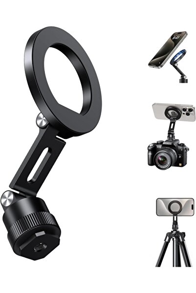 Elitehood حامل ثلاثي مغناطيسي للهاتف من MagSafe - محول من الألومنيوم مع برغي ...