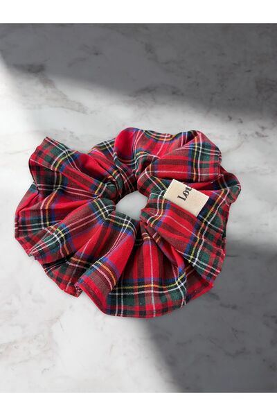 Louen lucie Plaid Scrunchie Hair Tie