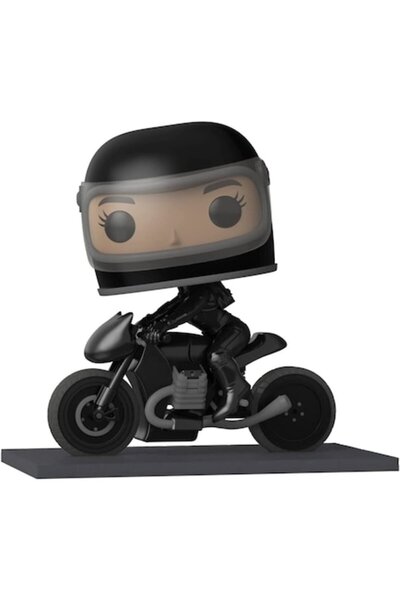 Funko Pop! Rides Deluxe: The Batman - Selina pe motocicletă