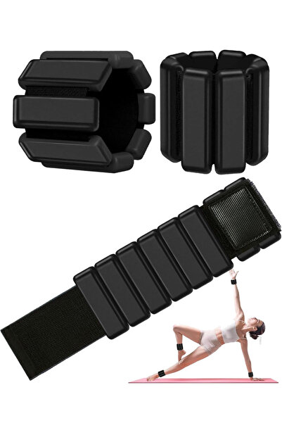 Pomefar أوزان المعصم والكاحل، أوزان الذراع والساق، أوزان كاحل قابلة للتعديل للمشي واليوغا والرقص