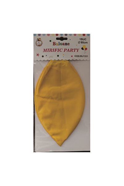 Mirific Party Party latex balloon, yellow, 90 cm