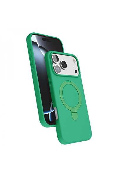 Ardan Home غطاء حماية آيفون 17 برو ماكس من آبل مع حامل ماج سيف - أخضر