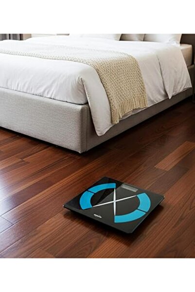 adak Smart Digital Bathroom Scale - Step-On, Backlit LCD, App Connectivity, 400 lb (Premium)