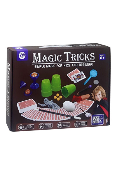 Online Magic Trıcks Sihirbazlık Oyun Seti 135 in Üzerinde Numara Hokus Pokus Sihirbazlık Seti