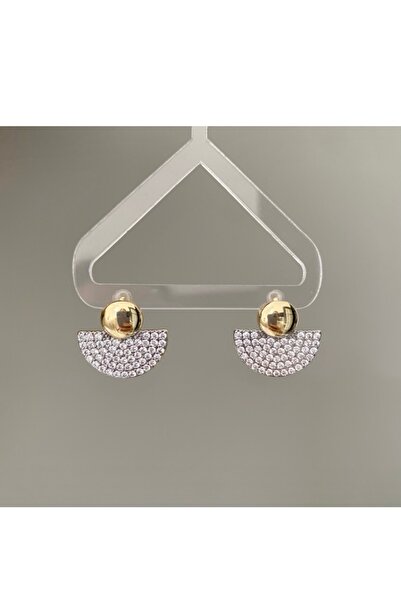 gaila design Stone Fan Model Earrings