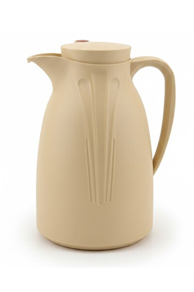 Generic Leak-proof tea and coffee thermos that keeps drinks hot - Beige 1.5L