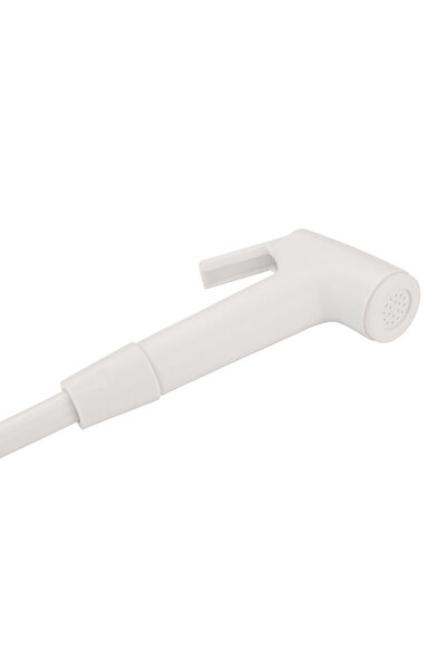 Lawazim Plastic Bidet Sprayer 1.2m Hose White