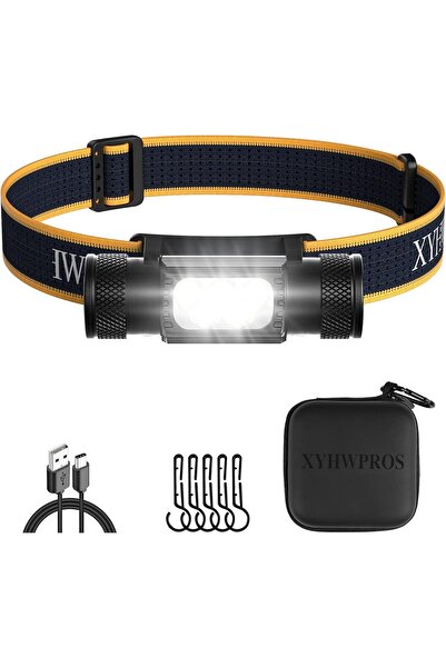 OEM Rechargeable LED Headlamp 1100 Lumens, 9 Modes, IP66 Waterproof, 2600mAh Battery