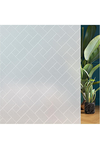 OEM Opaque Matte Window Film, Static Cling, Anti-UV, Self-Adhesive, 75x200cm