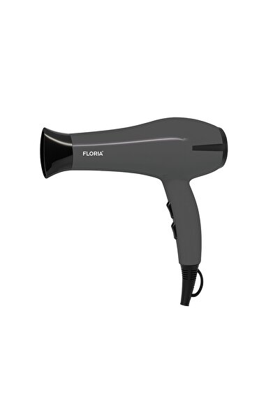 Floria ZLN 8986 Hair Dryer 1800 W, 2 Speeds, 3 Temperatures, Grey