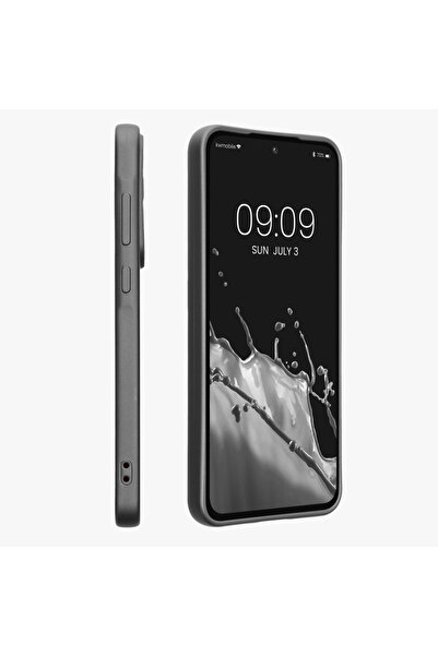 KWmobile Case for Samsung Galaxy A55 5G, Gray, Silicone, KWM000021MI009C