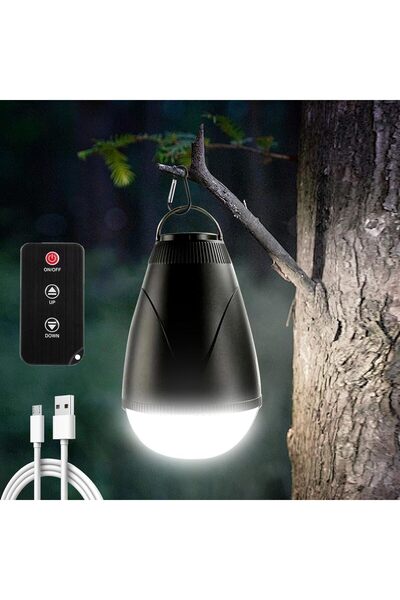 echosari فانوس تخييم قابل لإعادة الشحن مع جهاز تحكم عن بعد - ضوء خيمة LED محمول 5750 كلفن، 3 أوضاع، مقاوم للماء