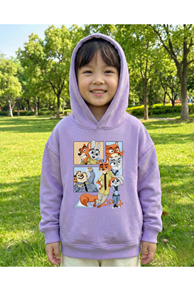 Touz Moda Young Zoo 3 Thread Thick Sweet Hoodie