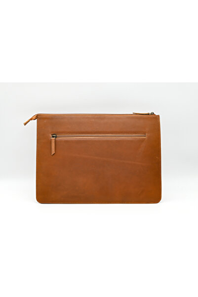 karenzi Premium Genuine Leather Pouch Laptop Sleeve | 14-inch Zippered Velvet Case