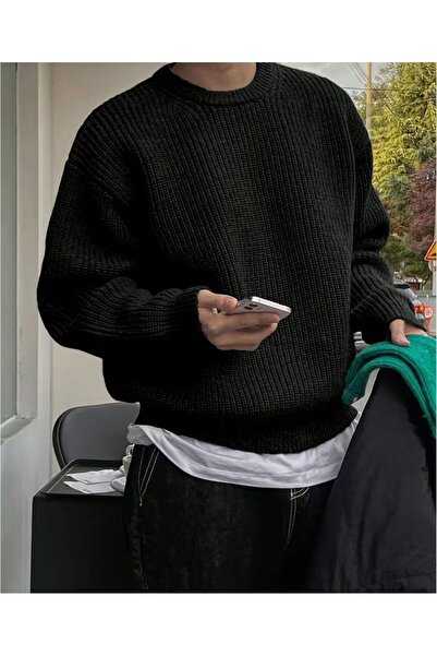 FAVORİST ERKEK ÖRME TRİKO KAZAK BİSİKLET YAKA BTK