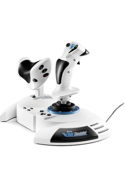 MICROSOFT Thrustmaster T.Flight Hotas One Flight Simulator Edition Joystick, White for Xbox & PC