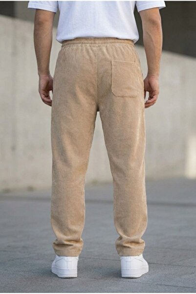 hello7 Men's Velvet Baggy Fit Pants