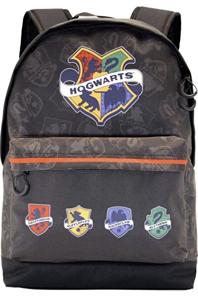 Harry Potter College Backpack HS FAN, 22L, gray, main compartment, adjustable straps