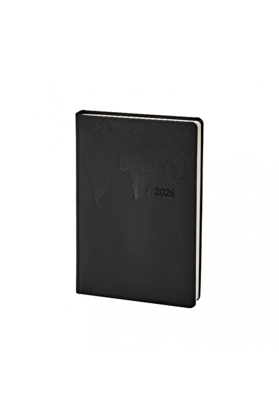 nesnelgift Thermo Leather Dated World Map Patterned Agenda 2026