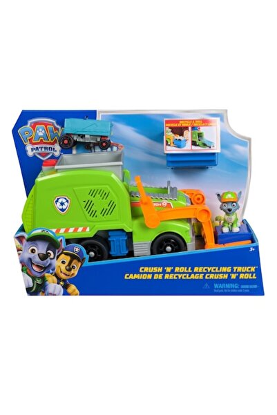 PAW PATROL Camion de reciclare Rocky Crush N' Roll (6071248)
