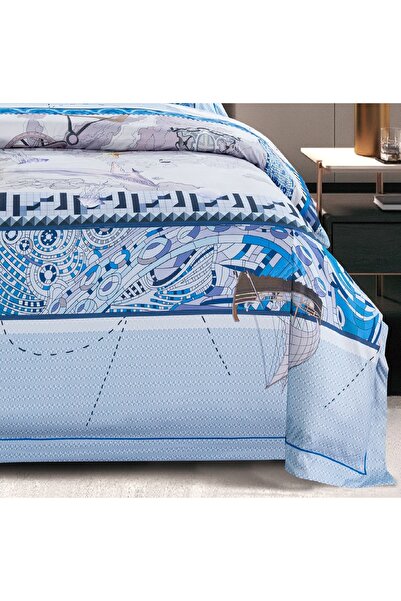 CHIRASO CHIRASO Lingerie Set, Thick Satin, 6 pieces, in box, with Fitted Sheet with ELASTIC 180x200+30cm