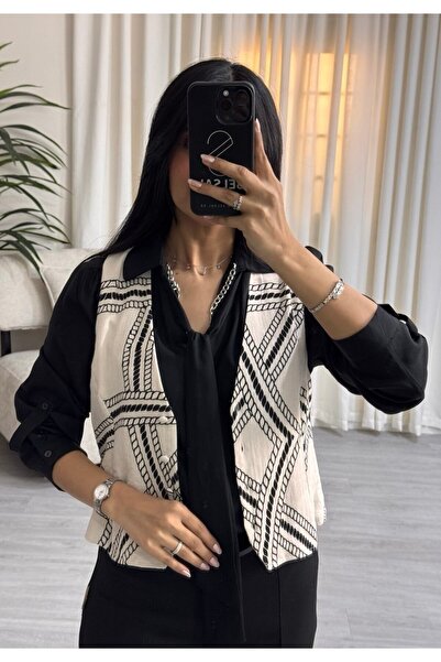 SELSAL Black shirt with vest