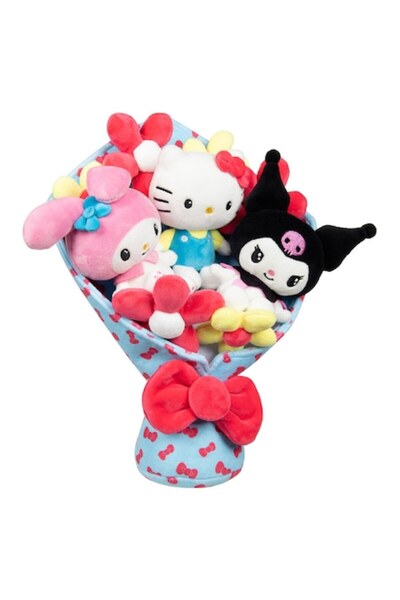 GIOCHI PREZIOSI Λούτρινο μπουκέτο Hello Kitty, Giochi Preziosi, 30 cm, πολύχρωμο