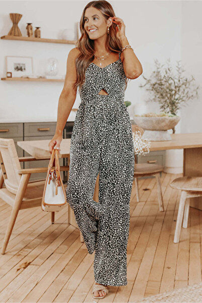 WildFashion Flowy jumpsuit with polka dot print L896-1122