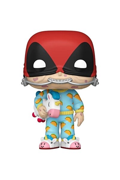 Funko Pop 1344 Deadpool - Sleepover Deadpool Figurină Bobble Head