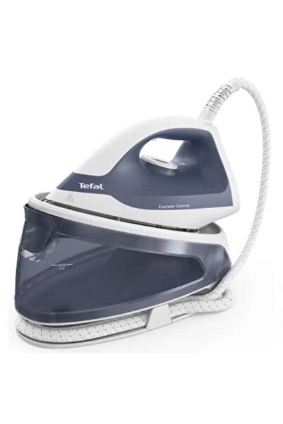 TEFAL Fier de călcat cu abur Express Optimal SV4110E0, 2200W, 1.2L, 190 g/min, albastru