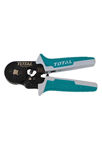 TOTAL Total ratchet crimping pliers, crimping diameter 0.25-10 mm