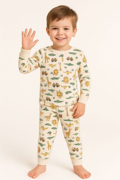 YİGİT BUTİK Σετ πιτζάμες για αγόρια με σχέδια χαρακτήρων