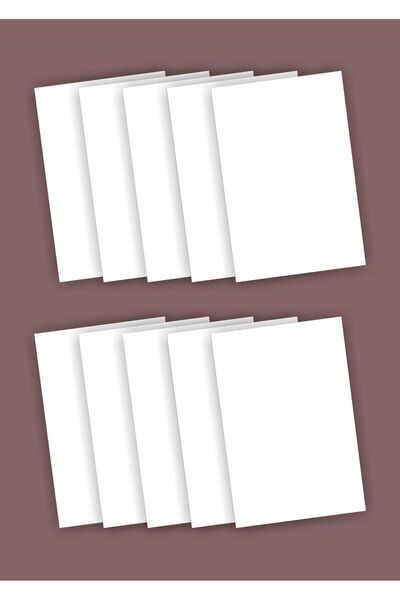 Grdall 10Pcs - A7 Size Tiny Memo Pad - Unprinted Top Glued Memo Pad