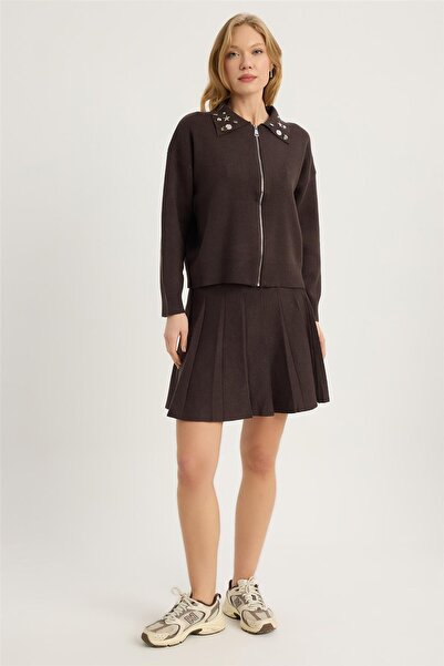 HomeStore Cardigan Skirt Twinset