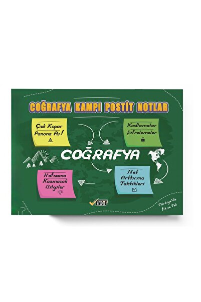 Liyakat Yayınları KPSS COĞRAFYA KAMPI POSTİT NOTLAR