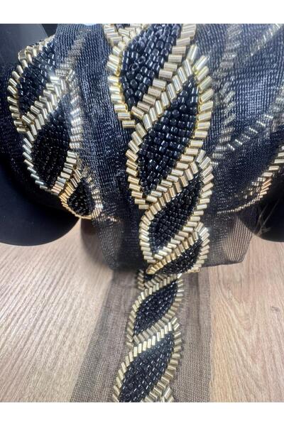 jasmina store boncuk işlemeli şerit aksesuar (1mt)