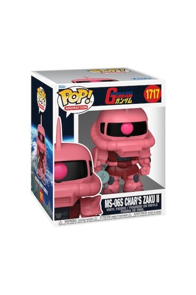 Funko POP Super 6" MS-06S Figurină Char's Zaku II, 15 cm, multicoloră