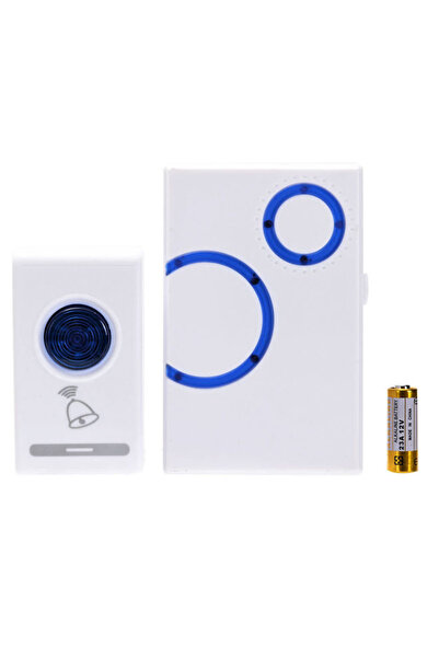 Lawazim جرس باب لاسلكي - طقم جرس باب يعمل بالبطارية مع جهاز إرسال واحد وجهاز ...