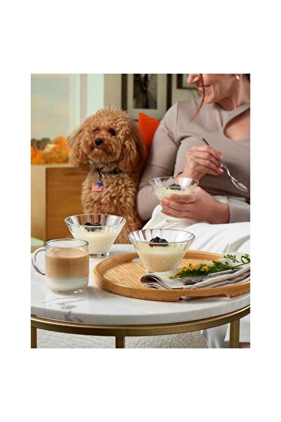 Paşabahçe , Bowl, Set of 6, 320 Cc, Glass, Serving/Display