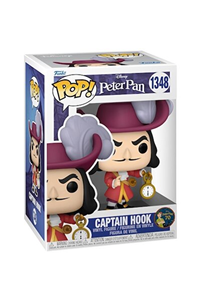 Funko Figurină Pop Disney Peter Pan Căpitanul Hook, anii 70, 9 cm